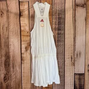 Adidas Tennis Dress All-In-One White Primegreen Athletic Performance Small NWT